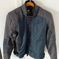 Giacca moto traforata