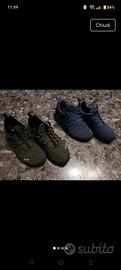 2 paia scarpe puma verdi e blu 