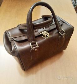 Valigie borse pelle vintage