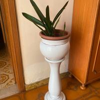 Vaso alto bianco