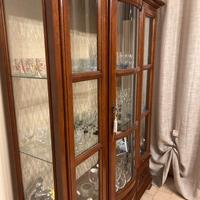 Vetrina in legno anni 80-90