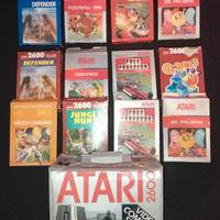 ATARI 2006 consolle vintage + 12 videogiochi