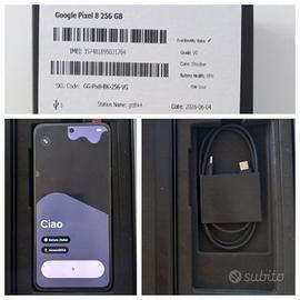 Google Pixel 8 256GB + accessori + garanzia 2028
