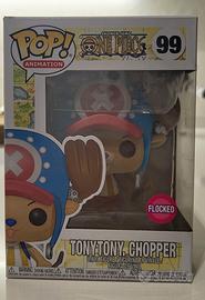 funko pop One piece chopper 99 flocked velluto