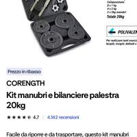 coppia di bilancieri con peso 