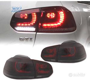 FANALI VOLKSWAGEN VW GOLF 6 08-12 LED ROSSO AFFUMI