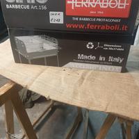 Barbecue a carbonella inox