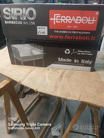 Barbecue a carbonella inox