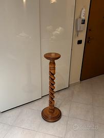 Colonna in legno tornito elegante h104 cm