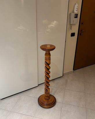 Colonna in legno tornito elegante h104 cm