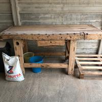 Tavoli da falegname da restaurare