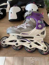 Pattini bambina Decathlon con accessori n. 29-32