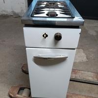 cucina gas 2 fuochi 