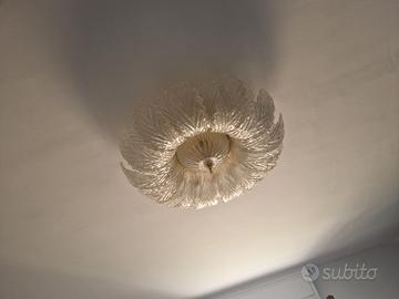 Lampadario in vetro 1.10m diam