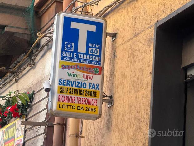 Via oberdan attività di Bar-Tabacchi-Ricevitoria