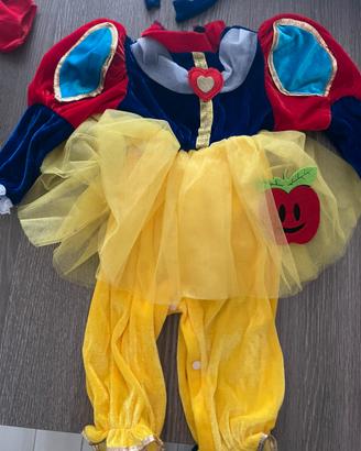 Vestito carnevale biancaneve