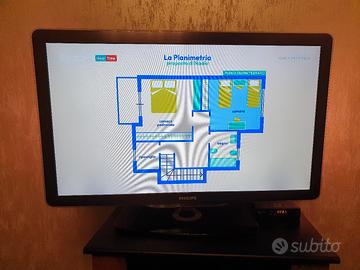 TV  philips 37 pollici con decoder 