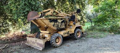 Escavatore con ribaltabile