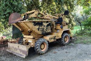 Escavatore con ribaltabile