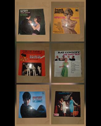 6 dischi in vinile vintage