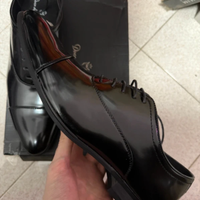 Scarpe Uomo Francesine Nere Lucide Numero 46