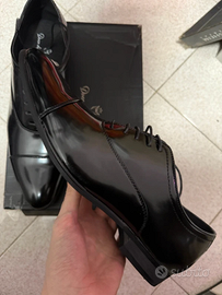 Scarpe Uomo Francesine Nere Lucide Numero 46