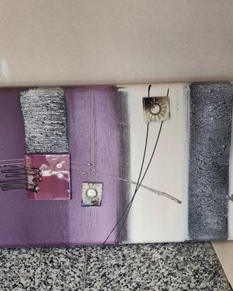 Quadri moderni astratti misura 70*34cm