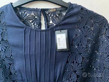 Mini abito Maje in pizzo nuovo con cartellino