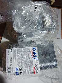 200 vaschette alluminio per alimenti 