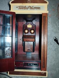 radio mangianastri vintage cabina telefonica