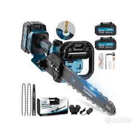Motosega a batteria NUOVA, catena 12 pollici