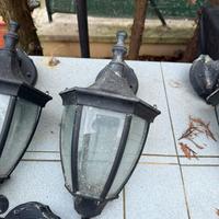 Lampade da parete 4  pezzi piu una