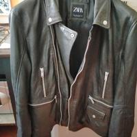 giubbotto.. Chiodo in vera pelle 