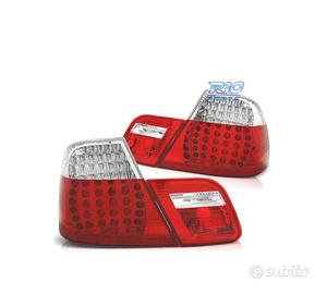 FANALI A LED BMW E46 BERLINA 98-01 ROSSO CROMATO L