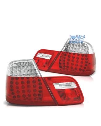 FANALI A LED BMW E46 BERLINA 98-01 ROSSO CROMATO L