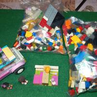 lego mattoncini vari + furgoncino gelati