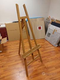 Cavalletti da disegno in legno .
