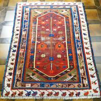 Tappeto persiano antico 137cm x 100 cm