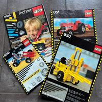 4 libretti istruzioni Lego Technic