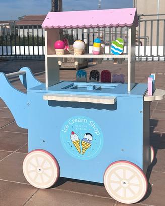 Gelateria Giocattolo in Legno per Bambini