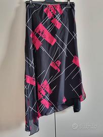 Gonna donna fantasia geometrica