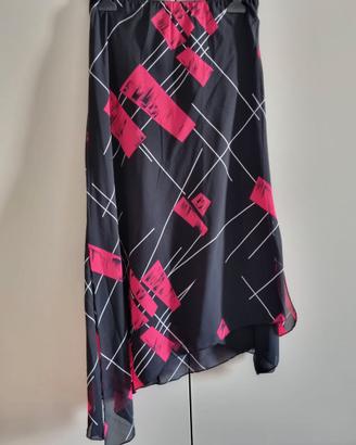 Gonna donna fantasia geometrica
