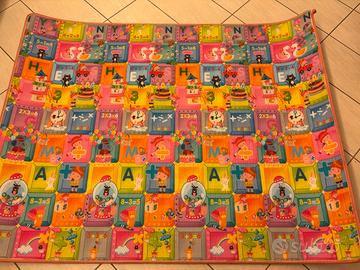 Tappeto gioco bambini double face