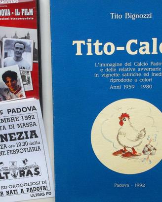 Libro CALCIO PADOVA Vignette Storia Tifo