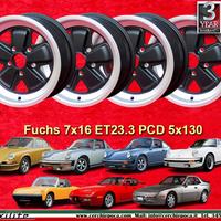 4 pz cerchi Porsche Fuchs 7x16 ET23.3 5x130