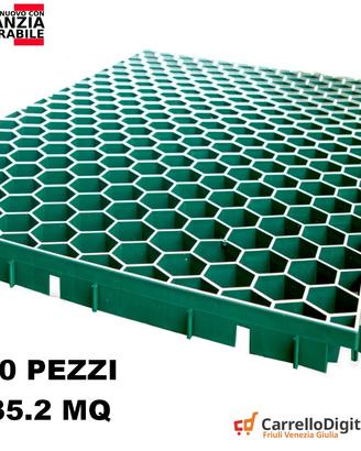 Griglia Salvaprato MADE IN ITALY Carrabile35,2Mq