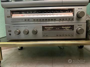 Impianto stereo usato Philips '80/Hi-fi vintage