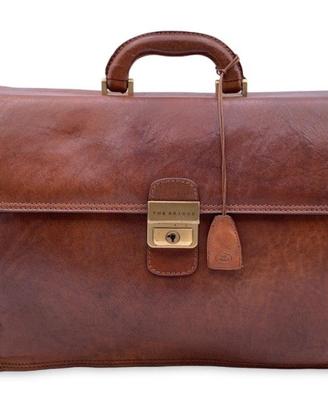 BORSA THE BRIDGE 3 SOFFIETTI VERA PELLE
