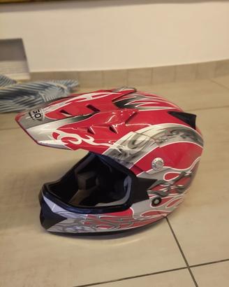 Casco moto cross enduro