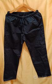 pantalone uomo MIS XL nero cotone 